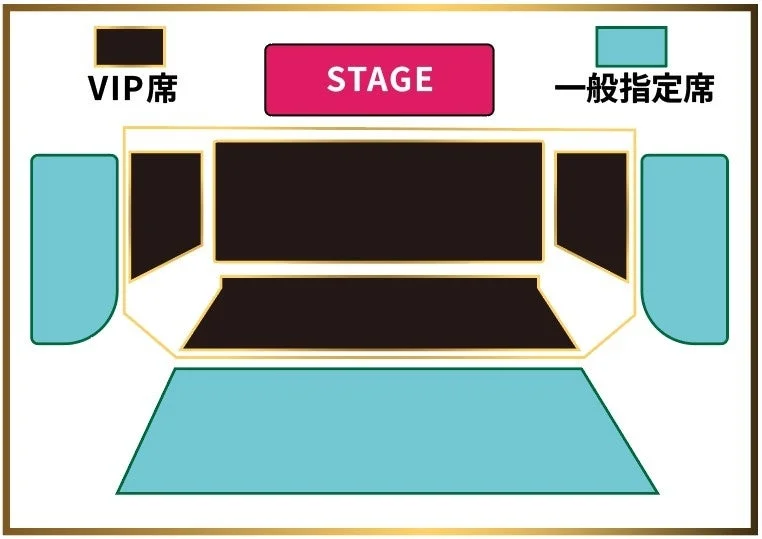 VIP席 STAGE 一般指定席