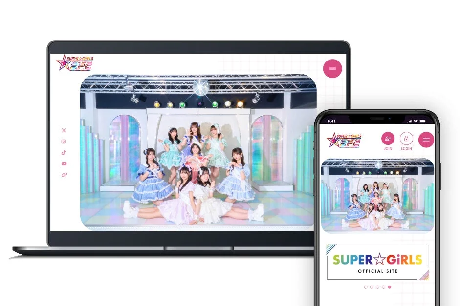 SUPER☆GiRLSオフィシャルファンクラブサイトの画像