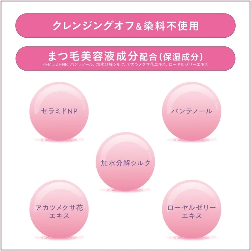 まつ毛美容液成分配合