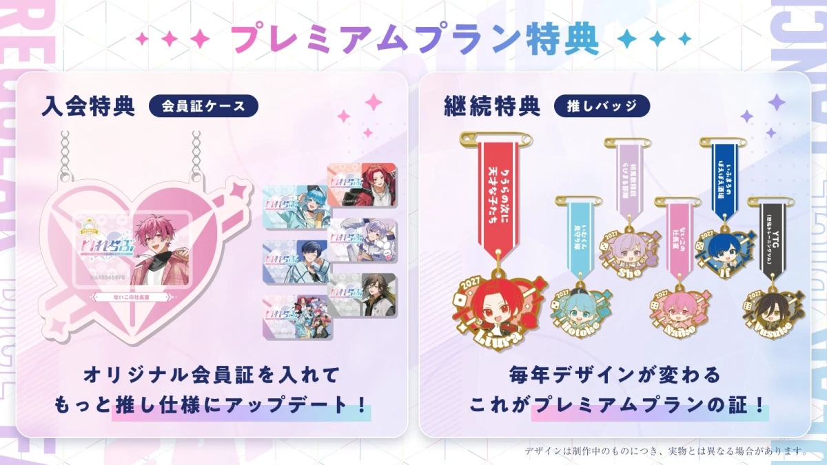 プレミアムプランの特典概要