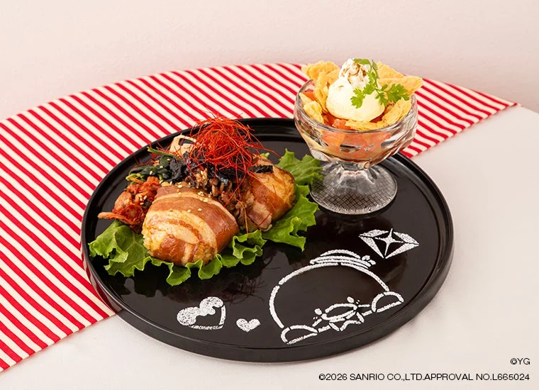 JUNKYU×タキシードサムの焼肉チュモッパ＆アップルパイグラスプレート