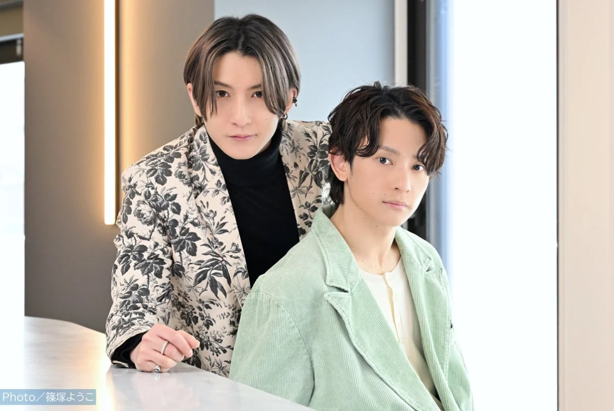 梅津瑞樹さんと橋本祥平さんのポートレート