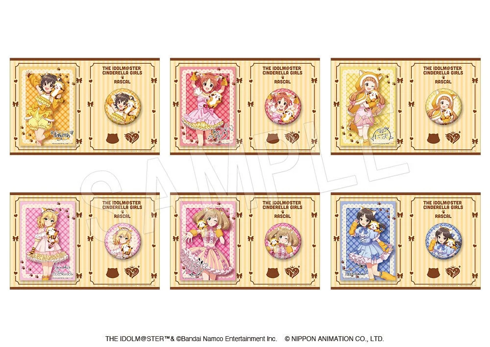 ホロ缶バッジ＆イラストカードセット