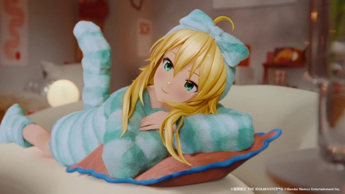 リラックスしたルームウェア姿の星井美希