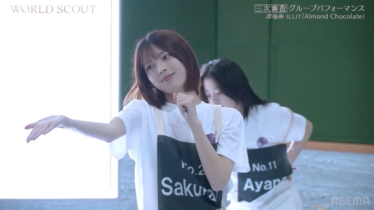 SakuraとAyanaの練習風景