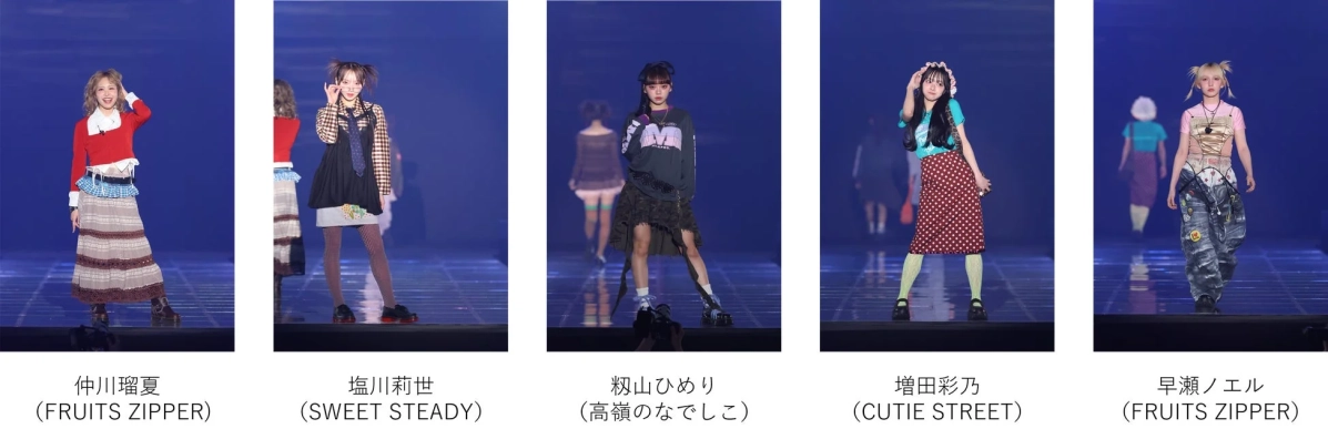 Zipperステージのアイドルたち