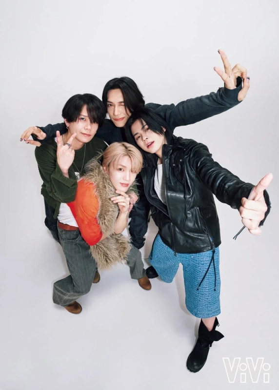 ViViに登場するINIメンバー4人