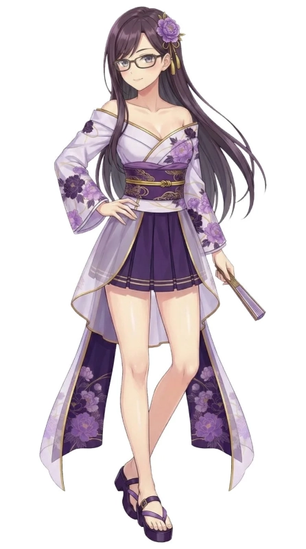 榊原 紗夜 和装イラスト