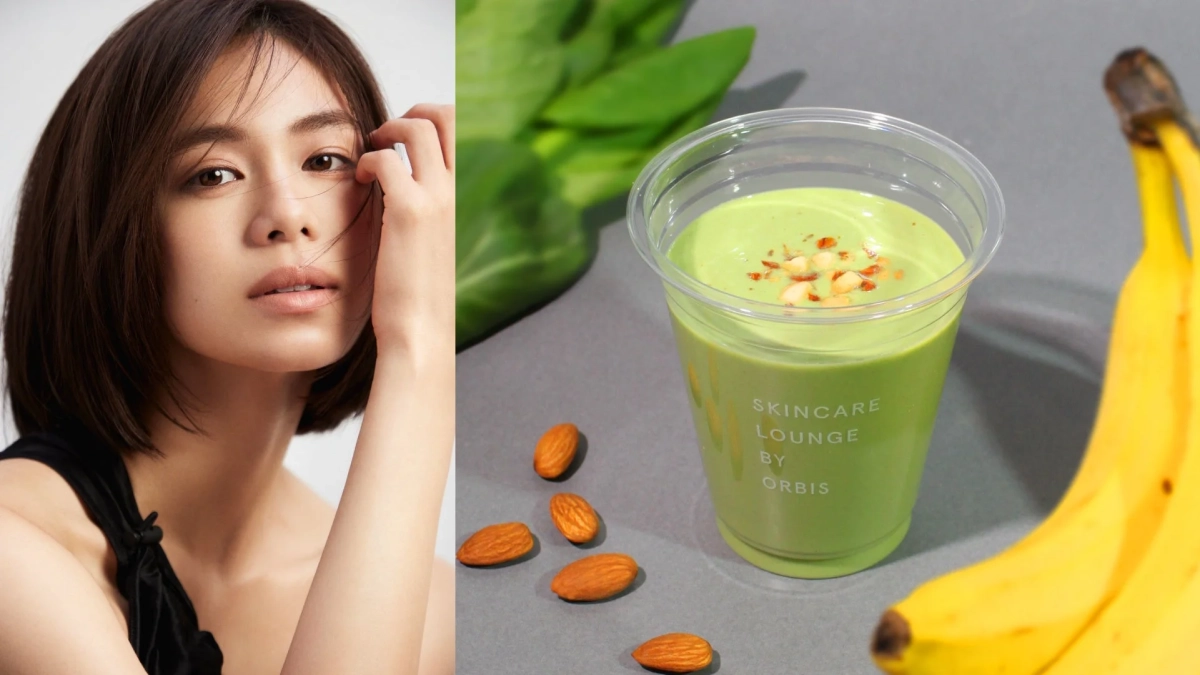 SKINCARE LOUNGE BY ORBISのJUICE BARに登場する佐藤晴美さん監修スムージー