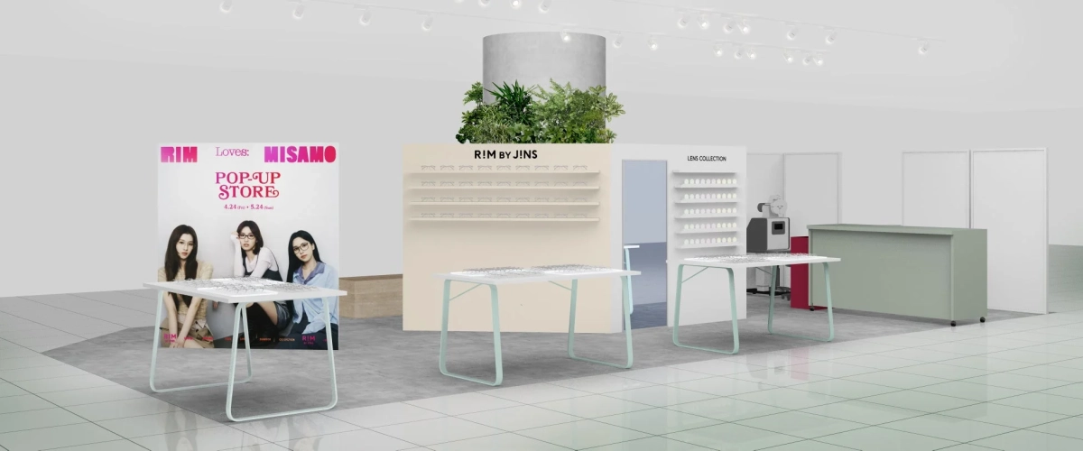 ポップアップストアの店内風景