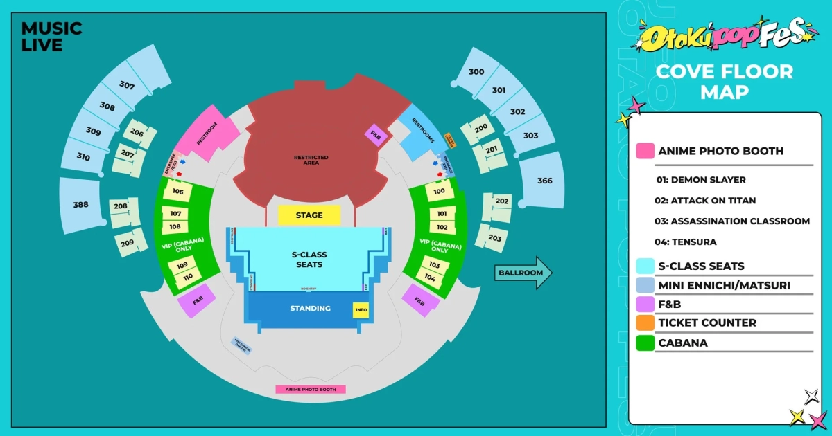 COVE MANILA MAP (MUSIC LIVE)