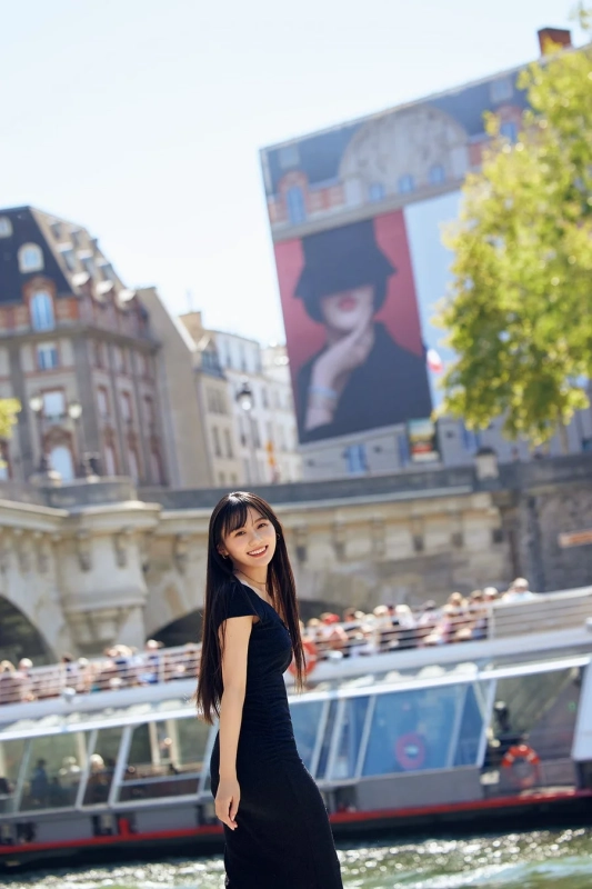 パリでの撮影風景