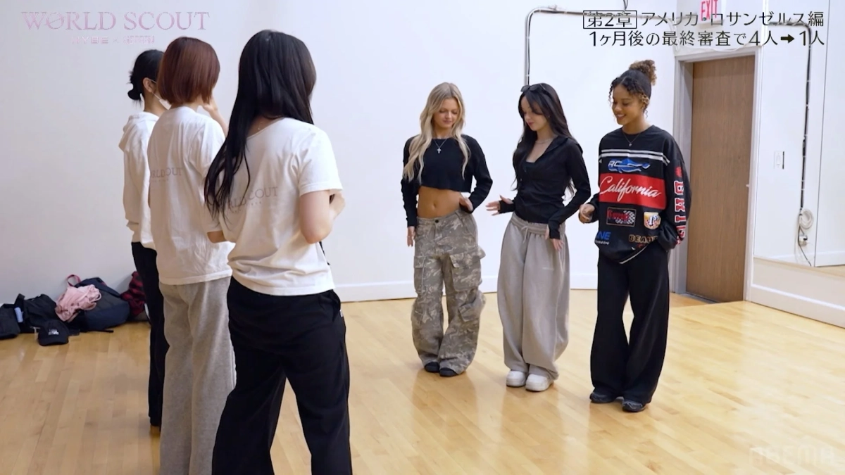 ロサンゼルスに到着した候補生たち