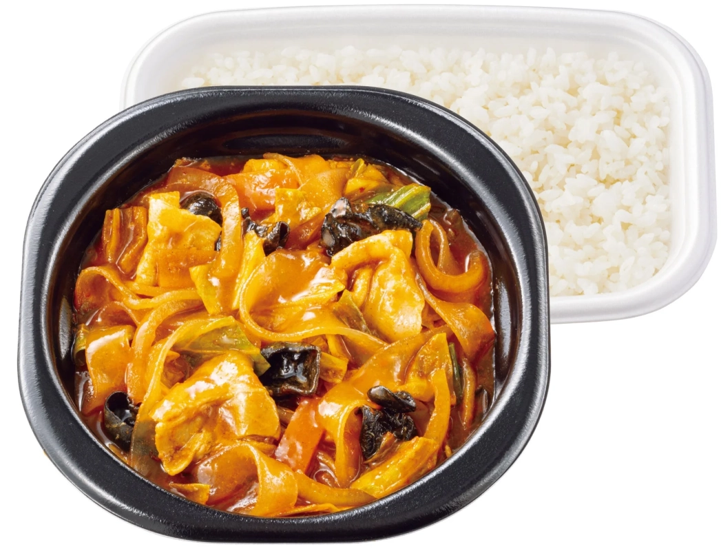 麻辣湯弁当の俯瞰図