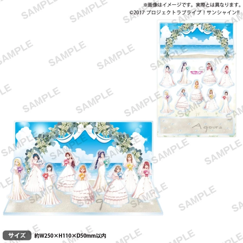 ラブライブ！サンシャイン!! アクリルジオラマ Anniversary Bride ver.