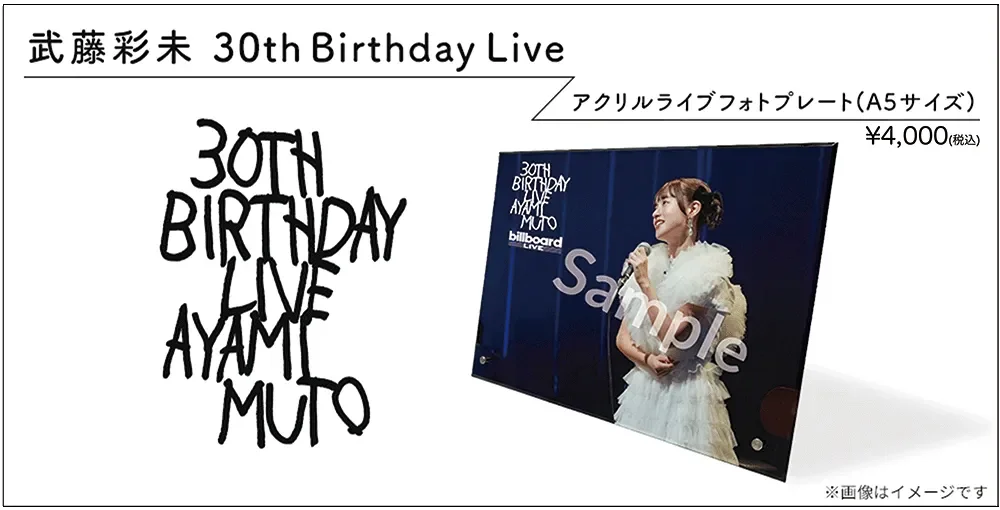 アクリルライブフォトプレート