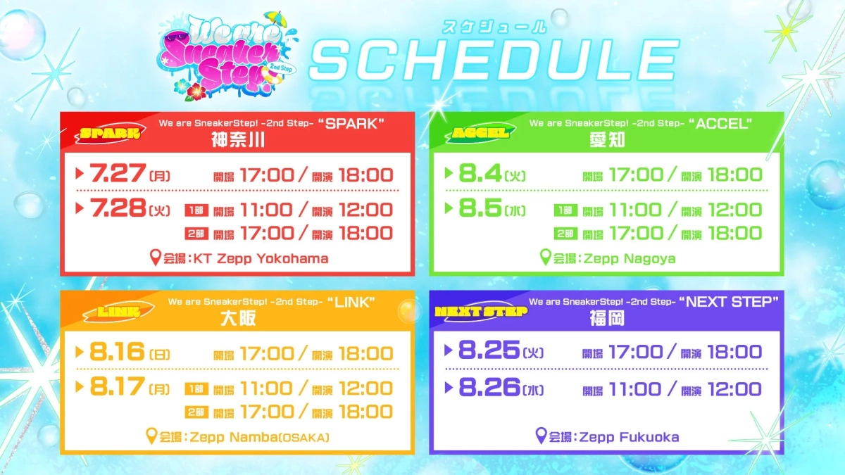 ツアー日程詳細
