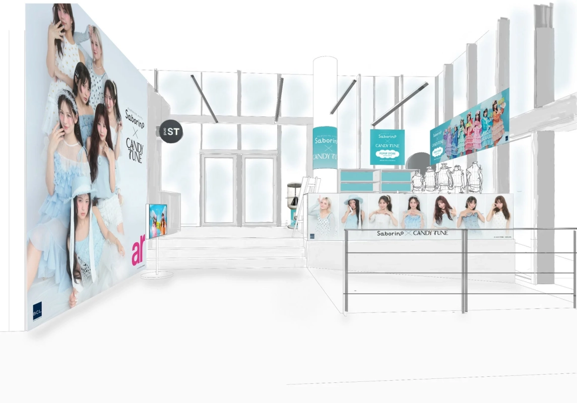 POPUPストアの内部イメージ