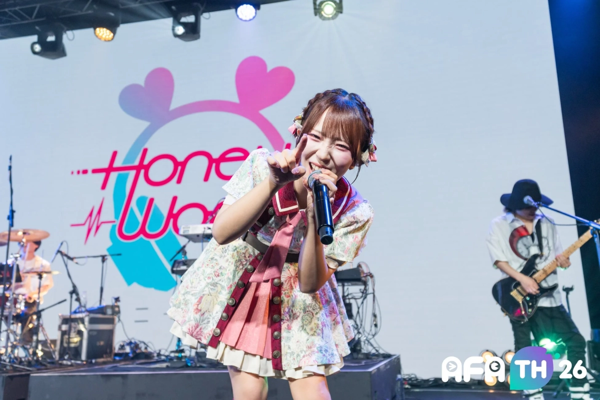 ステージ上のアイドル