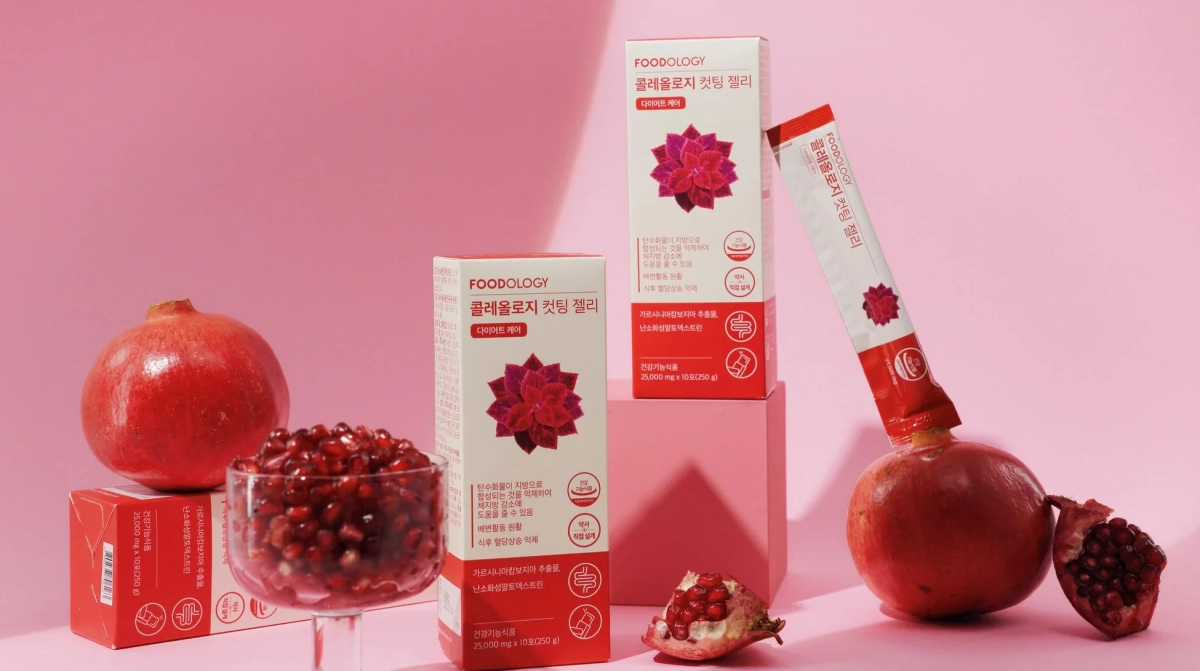 FOODOLOGY コレオロジーカッティングゼリーとザクロの実