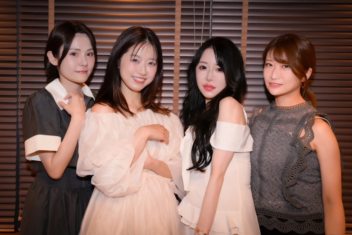 ローンチパーティーに集結した写真集ヒロインオーディション受賞者4名