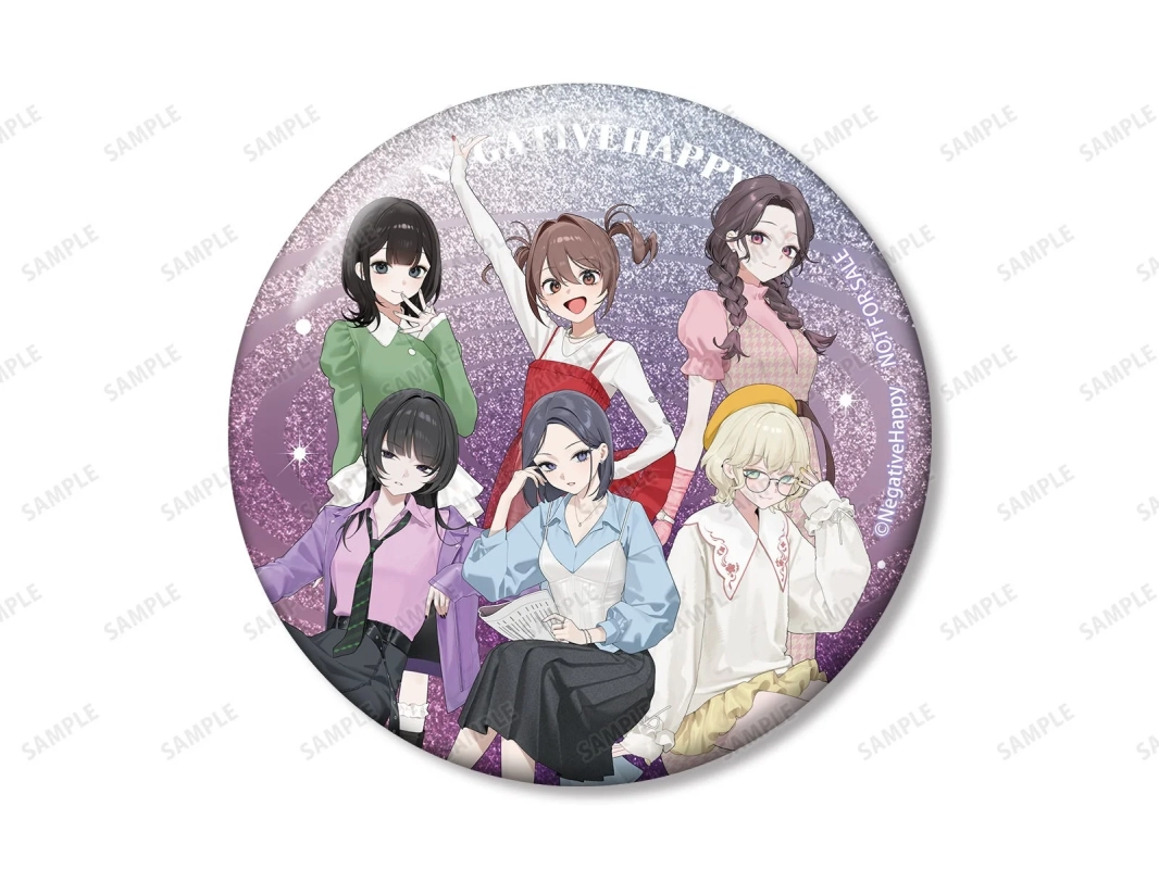 撮り下ろし 集合 2nd MVアイドルver. 75mmグリッター缶バッジ イベント＆AMNIBUS限定特典の画像