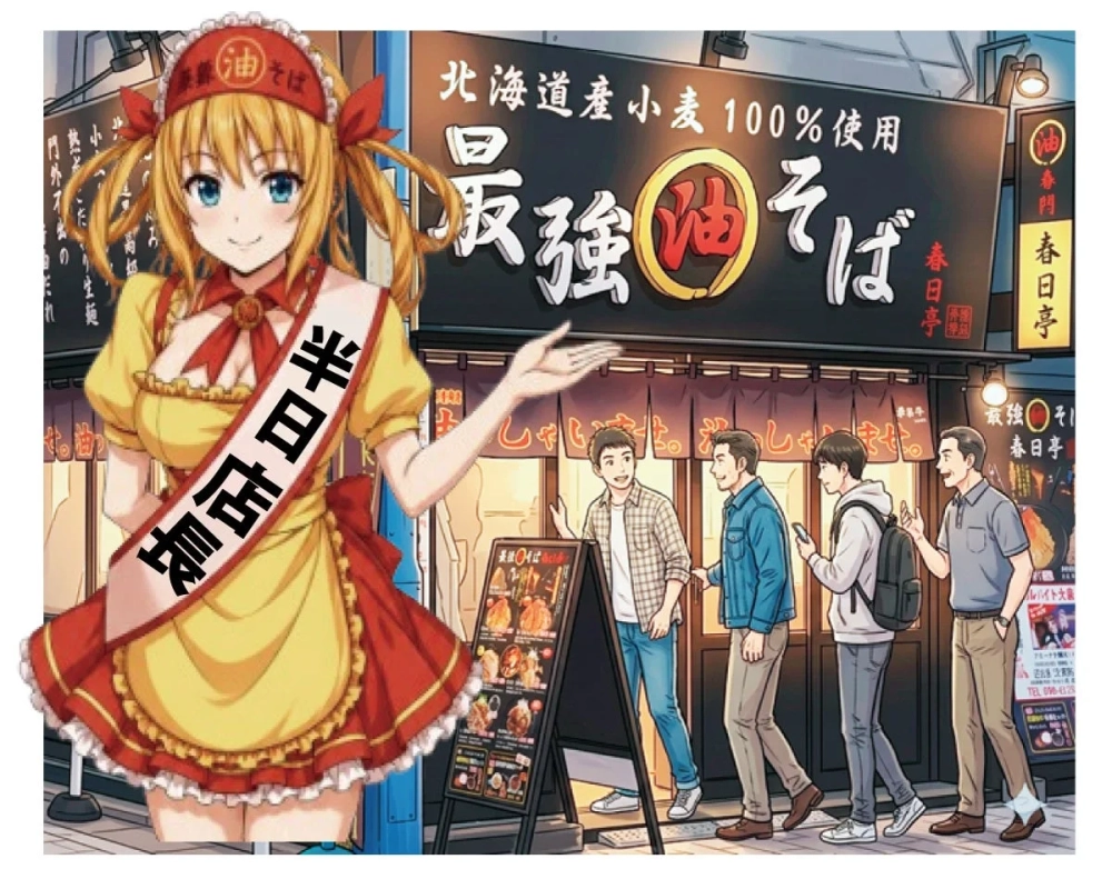 油姫半日店長イベントのイメージ