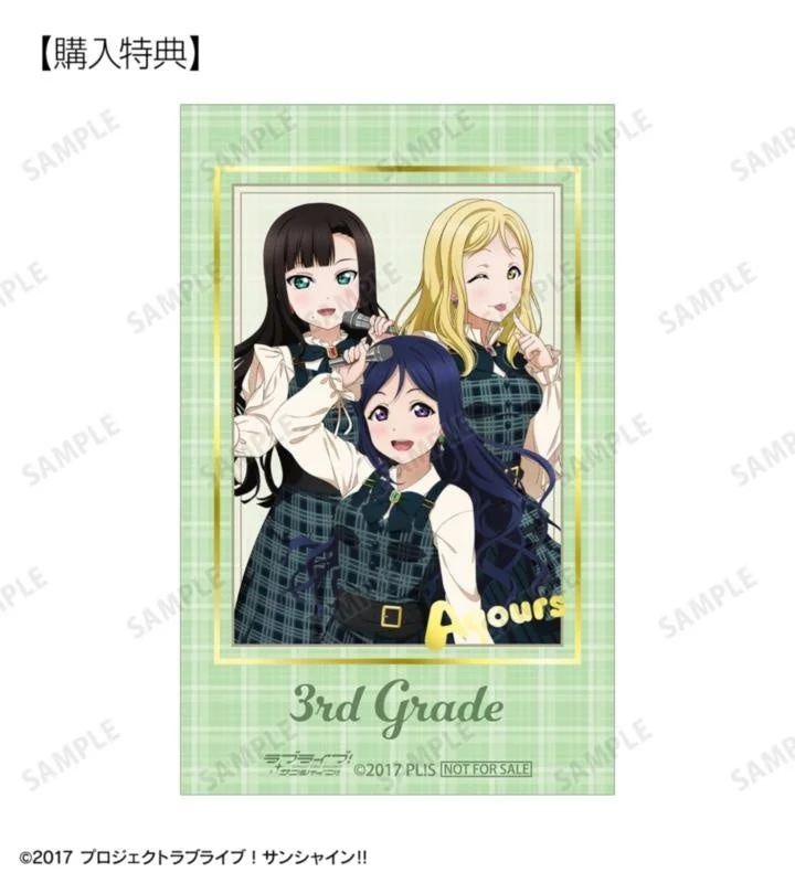 箔押しカード 予約購入特典
