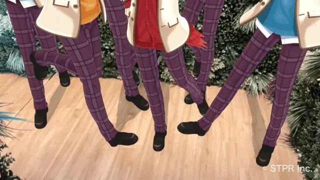 ホロモデルの足元