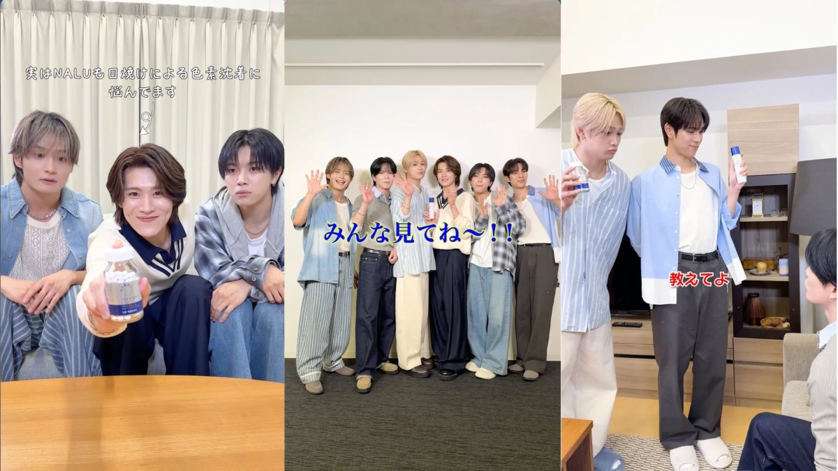 DXTEENメンバーがトランシーノ製品を紹介