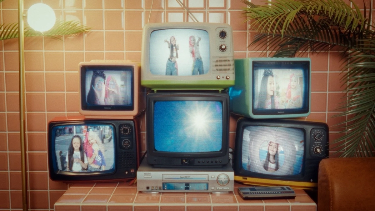MVシーン:レトロテレビ