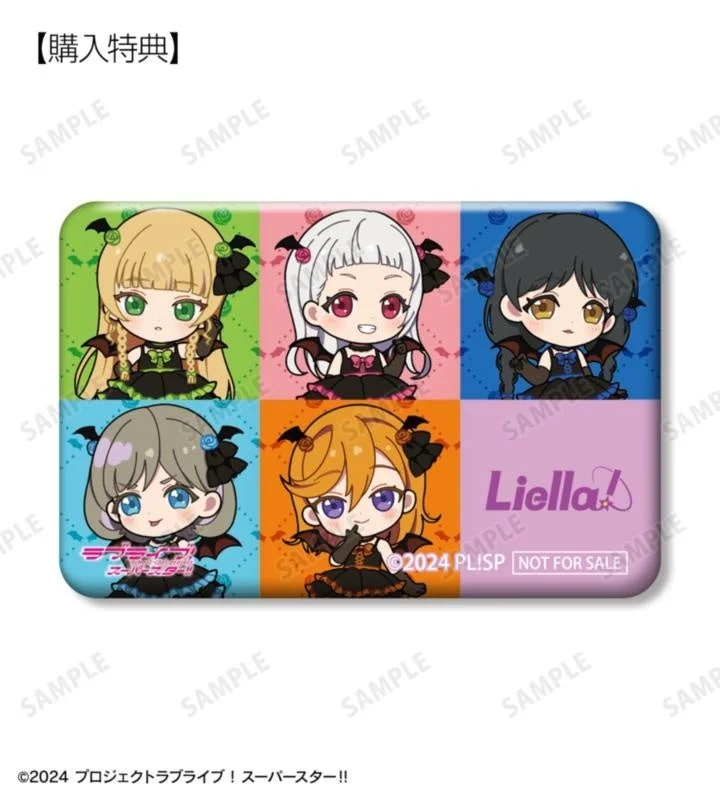 ラブライブ!スーパースター!! ちびキャラ 悪魔ver. スクエア缶バッジ 予約購入特典