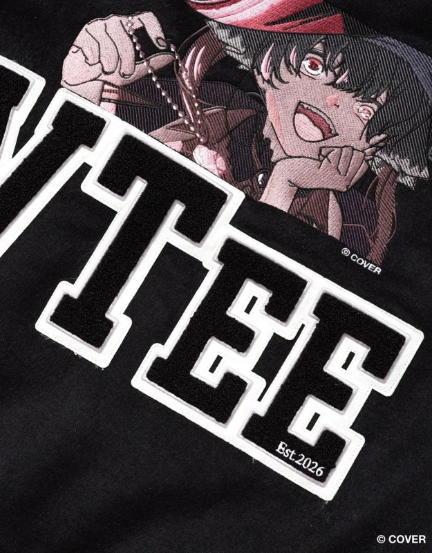 VTee x Houshou Marine "Dead Ma'am's Chest" VARSITY JACKET ワッペン