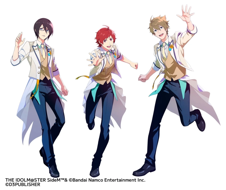 DRAMATIC STARS 3人の描き下ろしビジュアル